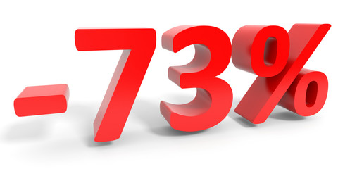 Discount 73 percent off sale.