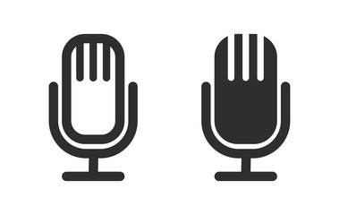 Microphone - vector icon.