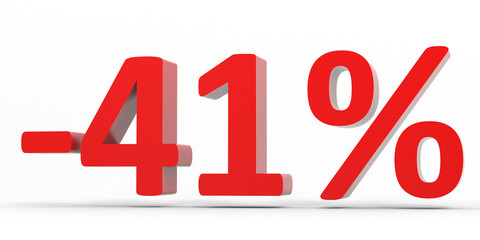 Discount 41 percent off sale.