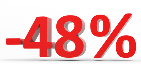 Discount 48 percent off sale.