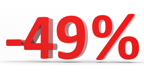 Discount 49 percent off sale.