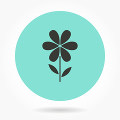 Flower - vector icon.
