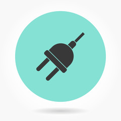 Plug - vector icon.