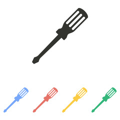 Screwdriver  - vector icon.