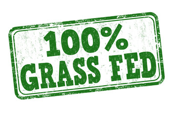 100 percent grass fed stamp