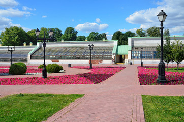 Москва, оранжерейный корпус в Царицыно