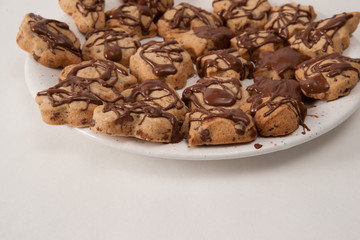 Plätzchen mit Schokolade