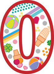 0 cyfra © felicytka