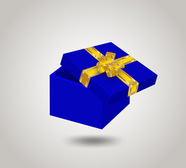 Gift box with ribbon bow