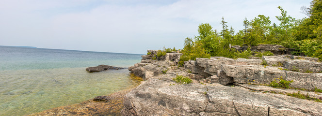 Coastline at Bruce Peninsula National Park Ontario Canada	