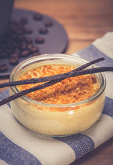 Vanilla bean Creme brulee