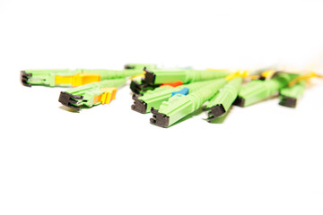 Glasfaser Pigtails E-2000 grün