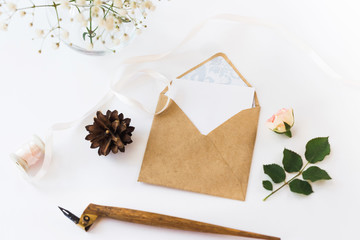 Cute and stylish brending mockup photo