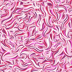 Abstract hand-drawn pattern, waves background.