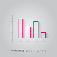 simple infographics graph