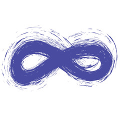  symbol of infinity icon,  illustration design element