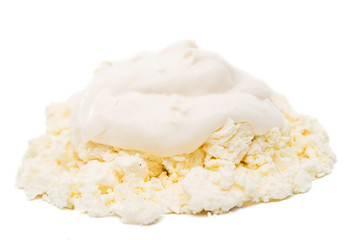 cottage cheese with sour cream