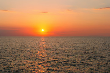 Obraz premium sunset sea