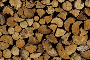 Brennholzstapel