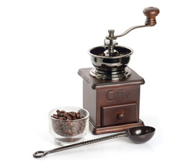 Coffee grinder / Coffee grinder placed on white background.