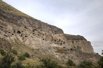 Fototapeta na wymiar Vardzia cave monastery. Georgia