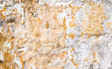 Wall with old paint background