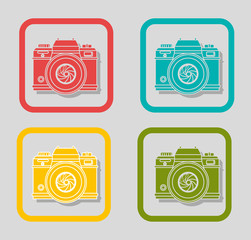 camera icons design 