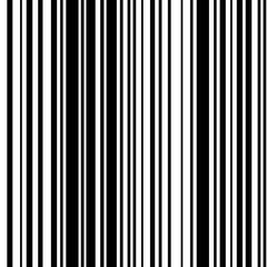 Black&white stripes - seamless barcode pattern