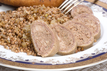 Filled chicken neck (Gefilte Gelzele)