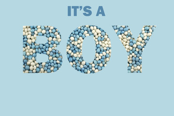 Birth announcement of a son.