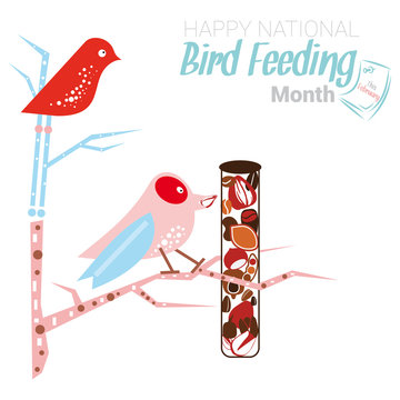 National Bird Feeding Month, this February