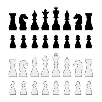 Set pezzi scacchi