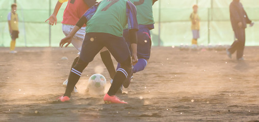 サッカー　フットボール © makieni