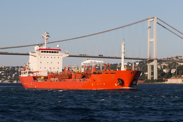 Naklejka premium Tanker Ship