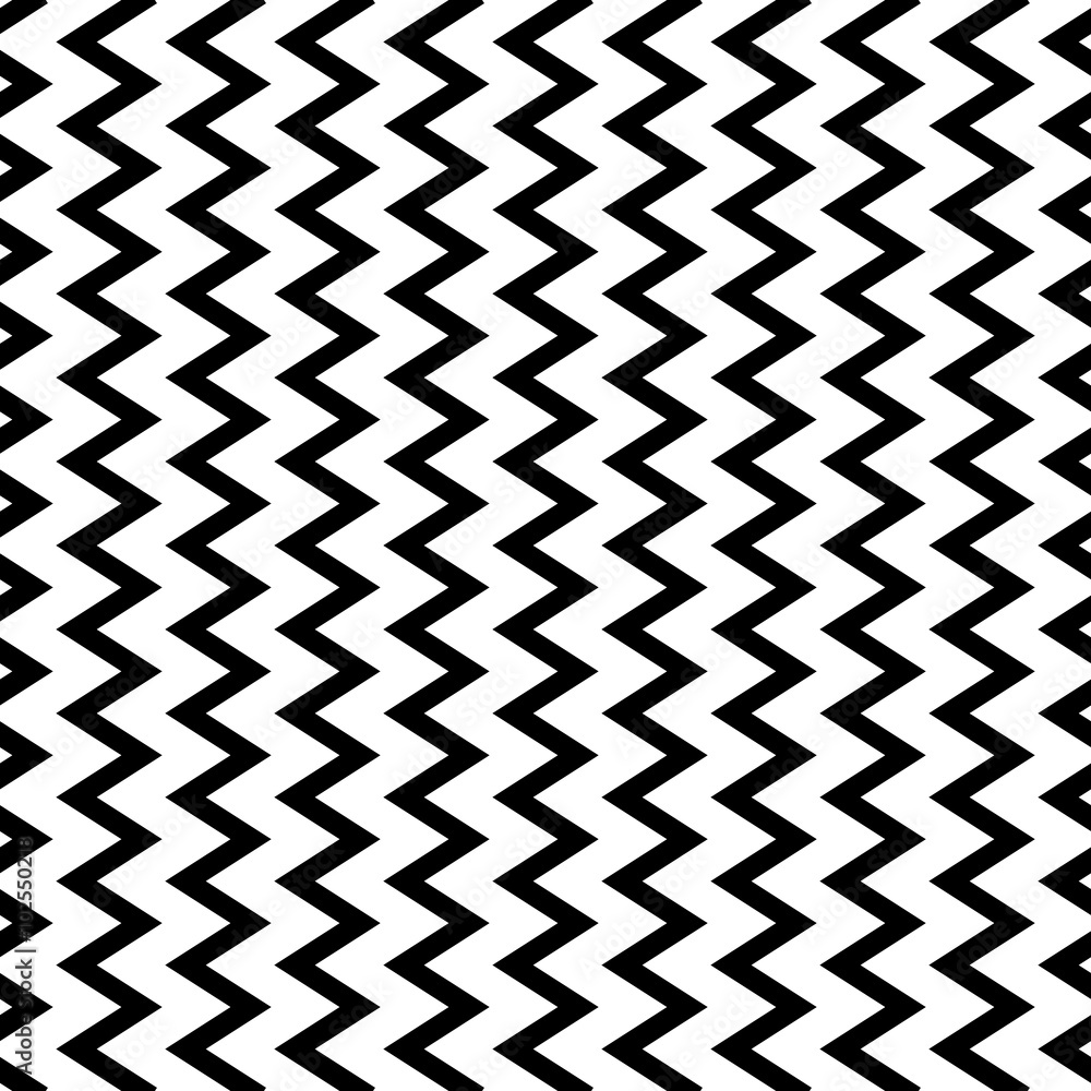 Poster repeatable wavy, zigzag vertical lines in parallel fashion.