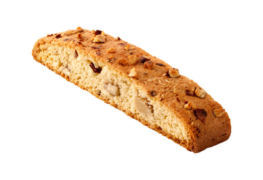 Biscotti Almond Biscuit Isolated