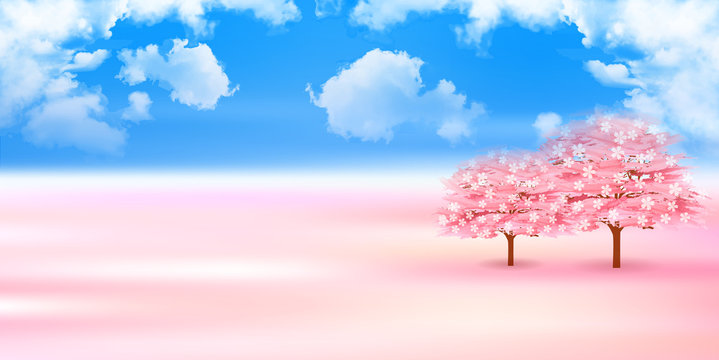 桜　春　花　背景