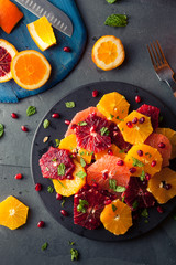 Raw Homemade Citrus Salad