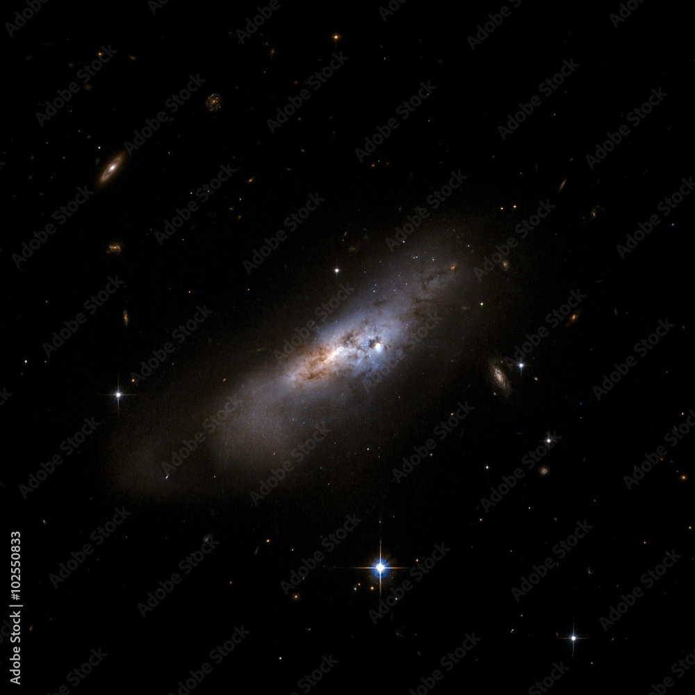 Wall mural view image of galaxy system isolated elements of this image furnished by nasa