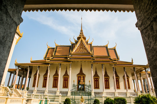 The Royal Palace in Phnom Penh Cambodia