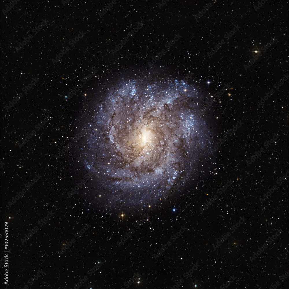 Wall mural view image of galaxy system isolated elements of this image furnished by nasa