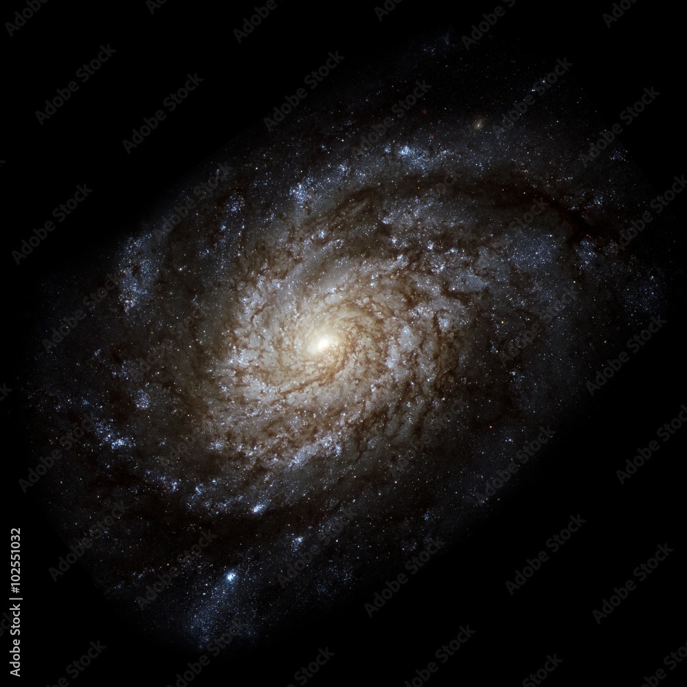 Wall mural view image of galaxy system isolated elements of this image furnished by nasa