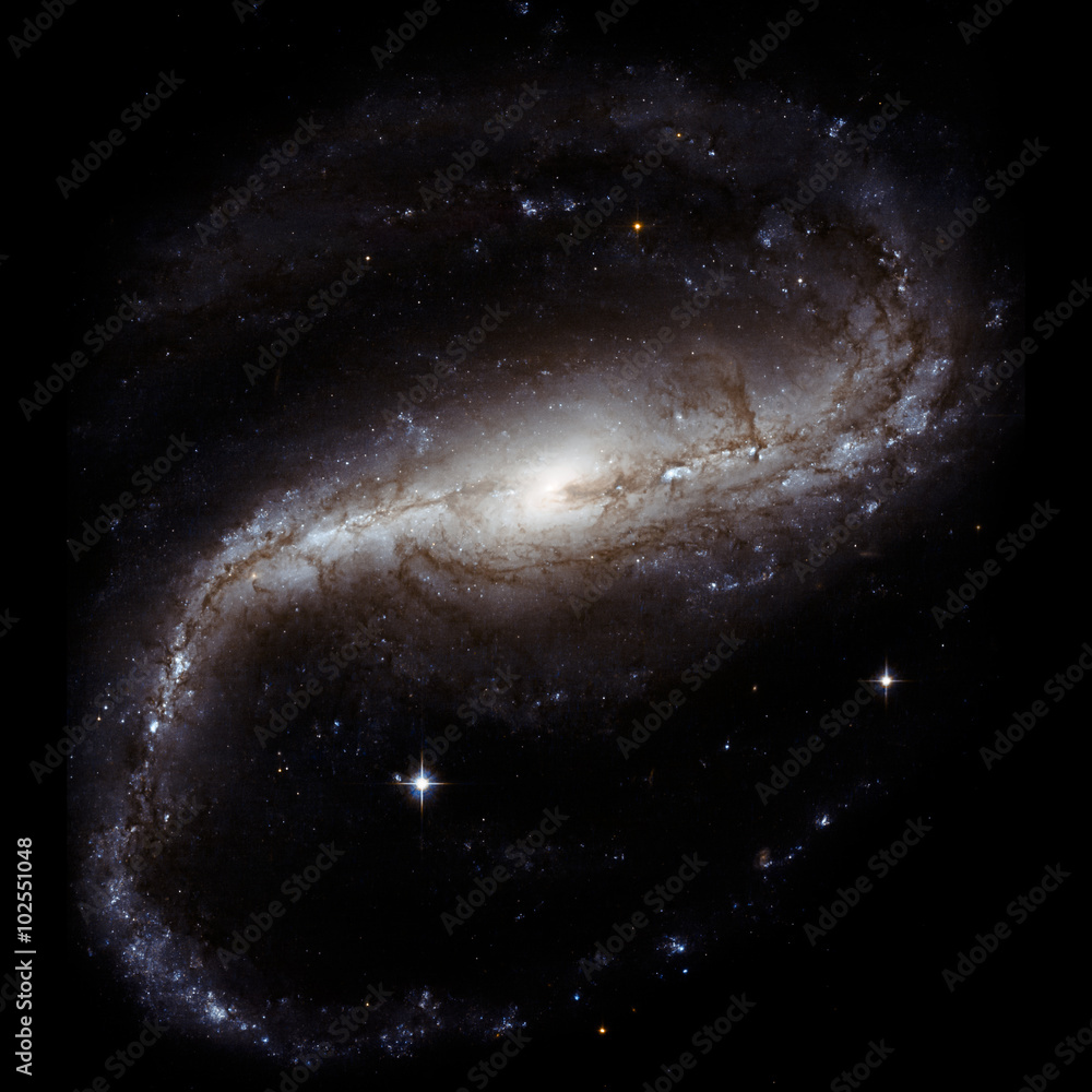 Wall mural view image of galaxy system isolated elements of this image furnished by nasa