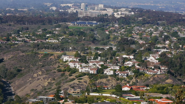 La Jolla California Area Left Panning Camera Motion