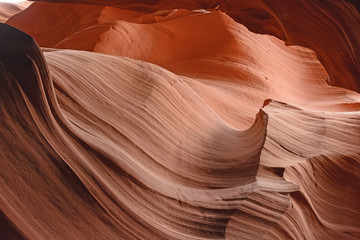 Sandstone Patterns in a Slot Canyon