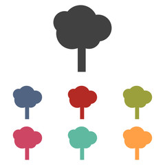 Tree icons set