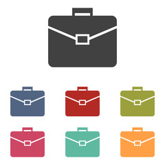 Riefcase icons set