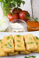 Croquettes of fish