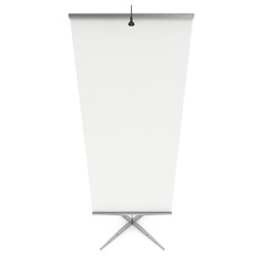 Blank Roll Up Expo Banner Stand.