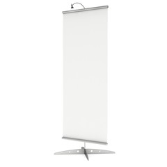 Blank Roll Up Expo Banner Stand.